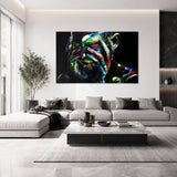 Painted Face Photographic Art | Cobra Art Color Hides The Shadow No One Sees