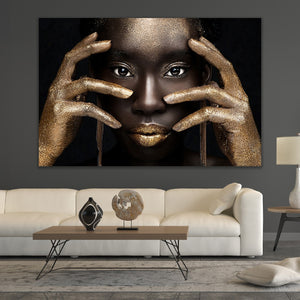   Glittery Woman Portrait Photographic Art | Oroa.com