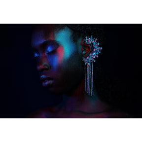Precious Silence Black Woman Portrait photographic art print by Cobra Art