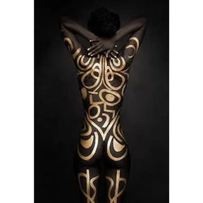 Modern European furniture - Golden Body Paint Photographic Art - www.oroa.com