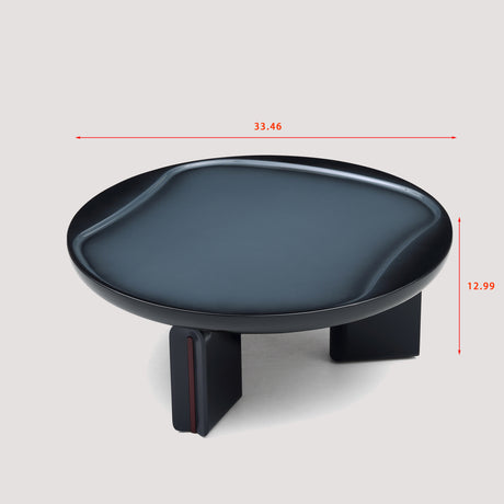 Two-Tone Round Coffee Table | OROA
