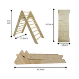Wooden Foldable Ladder with Ramp and Slide | OROA Kids