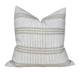 Dash Dot Pillow Cover in Chalk, Walter G Pillows, Decorative Throw Pillows