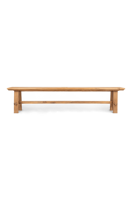 Natural Teak Wood Side Bench | dBodhi Artisan | OROA.com