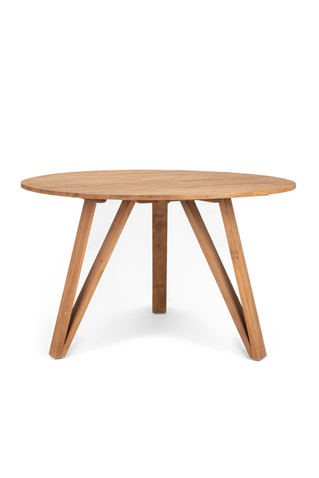 Round Teak Wood Dining Table | dBodhi Artisan | OROA.com