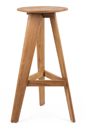 Round Teak Wood Bar Stool | dBodhi Berri | OROA.com