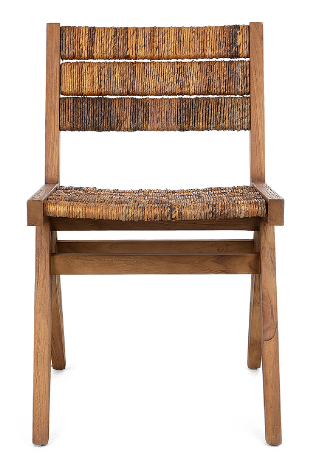 Wood Framed Abaca Dining Chair | dBodhi Brawny | OROA.com
