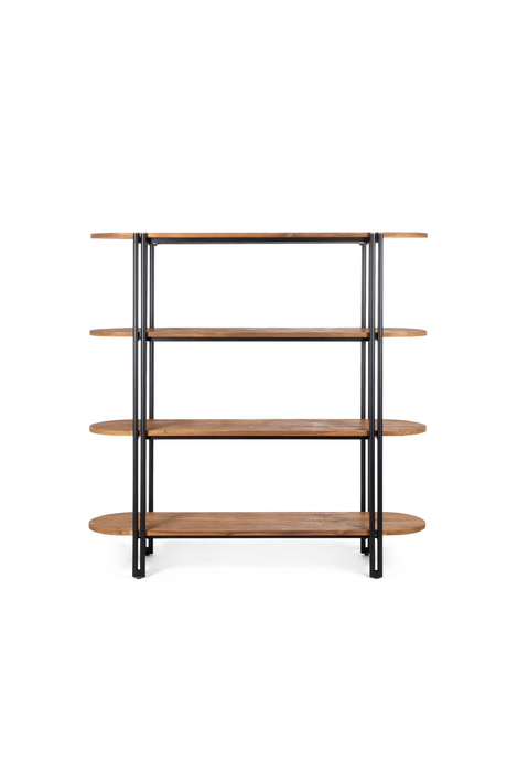 Natural Wood 4-Shelf Bookrack | dBodhi Coco | OROA.com