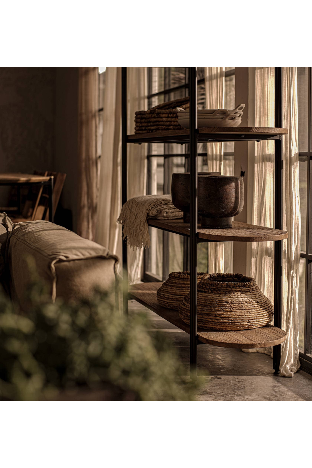 Natural Wood 4-Shelf Bookrack | dBodhi Coco | OROA.com