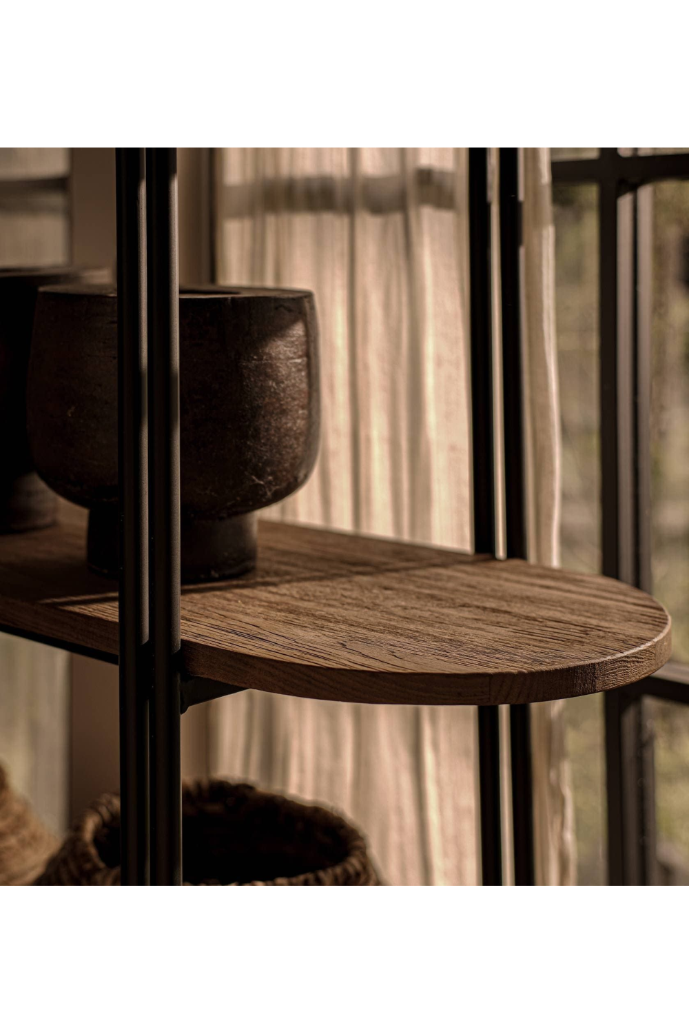 Natural Wood 4-Shelf Bookrack | dBodhi Coco | OROA.com