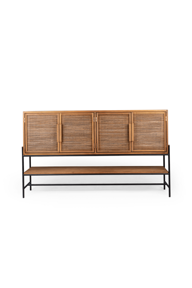 Handwoven Palm Leaves 4-Door Dresser | dBodhi Coco | OROA.com