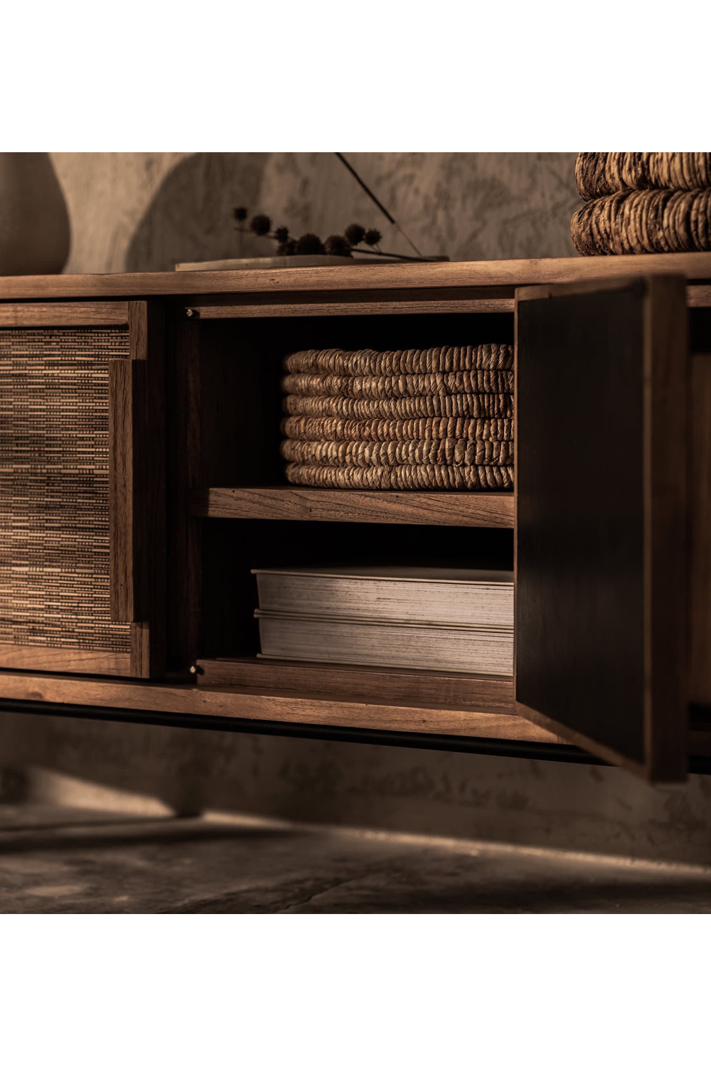 Coconut Leaf And Teak Dresser | dBodhi Coco | OROA.com
