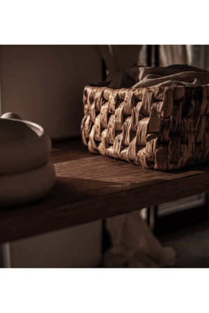 Oval Wooden Side Table With Undershelf | dBodhi Coco | OROA.com