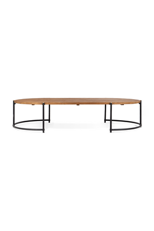 Oval Wooden Coffee Table | dBodhi Coco | OROA.com