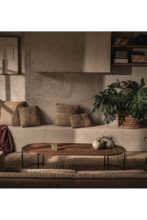 Oval Wooden Coffee Table | dBodhi Coco | OROA.com