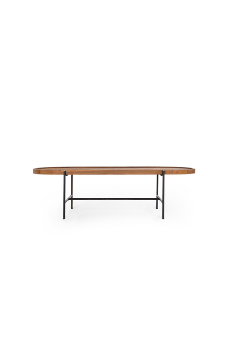 Oval Teak Wood Coffee Table | dBodhi Coco | OROA.com