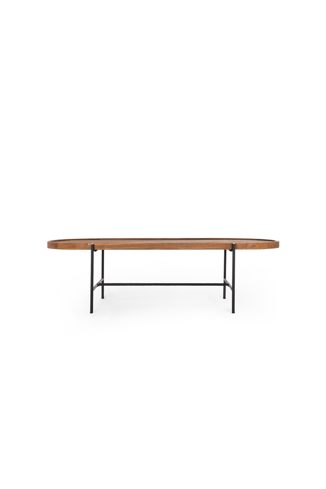 Oval Teak Wood Coffee Table | dBodhi Coco | OROA.com