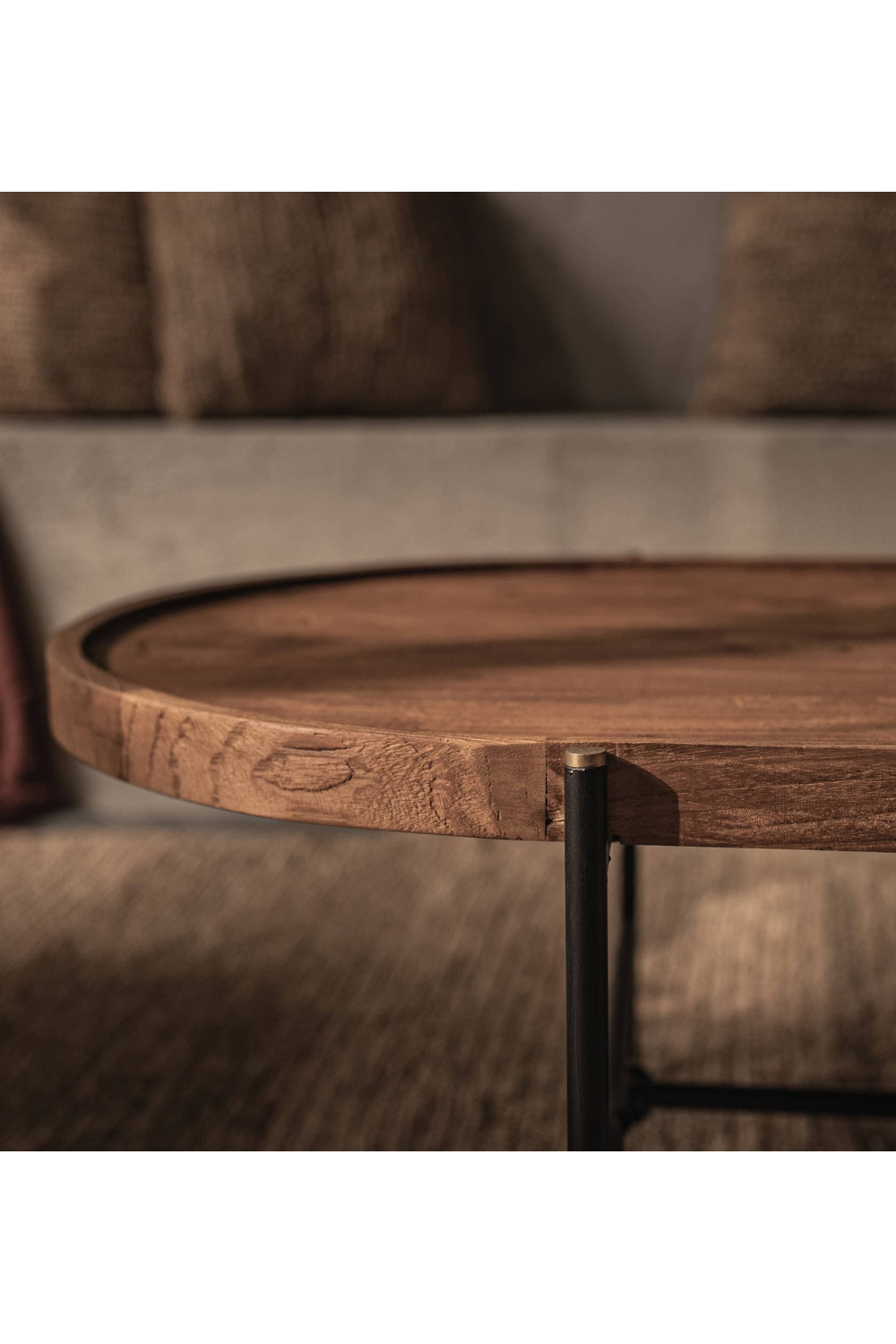 Oval Teak Wood Coffee Table | dBodhi Coco | OROA.com