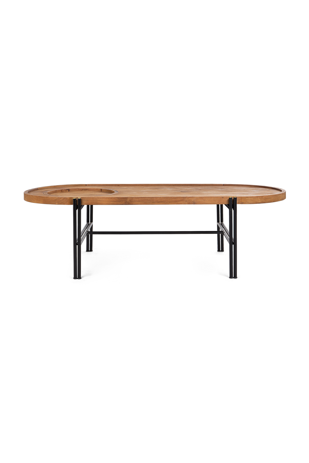 Oval Wooden Coffee Table With Tray | dBodhi Coco | OROA.com