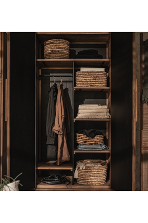 Rustic Wooden Framed Wardrobe | dBodhi Coco | OROA.com