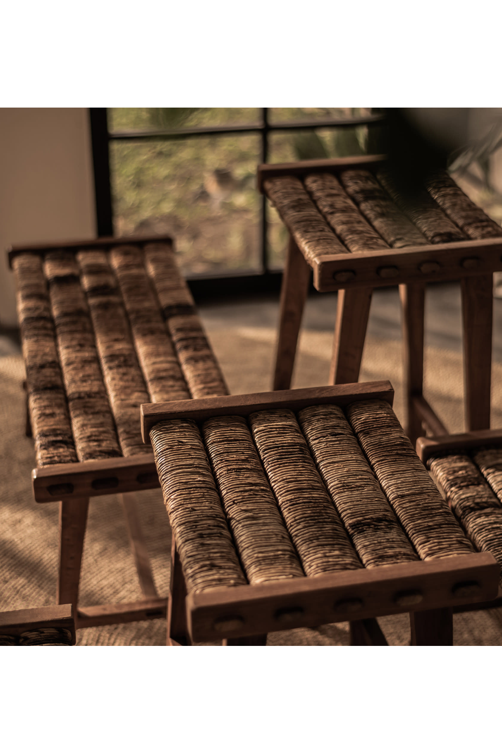 Abaca Seat Kitchen Stool | dBodhi Caterpillar | OROA.com