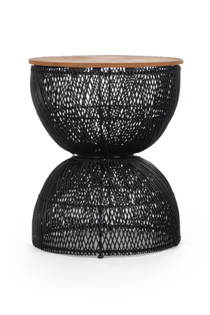 Hourglass Rattan Side Table | dBodhi Wave | OROA
