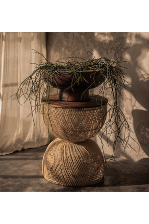 Hourglass Rattan Side Table | dBodhi Wave | OROA