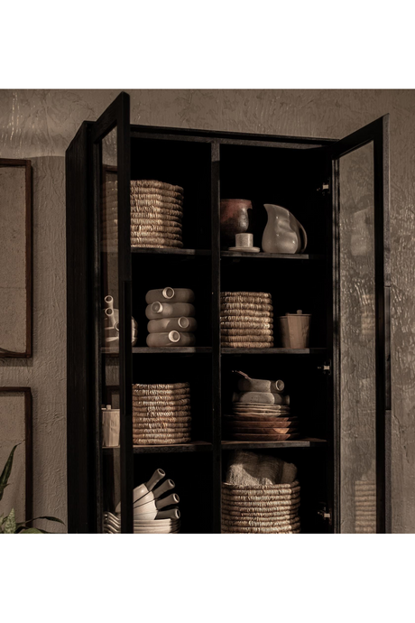 Wooden 2-Glass Door Cabinet | dBodhi Karma | OROA.com