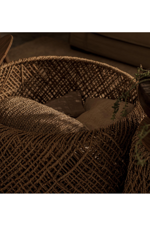 Round Woven Abaca Coffee Table Set (3) | dBodhi Knut | OROA