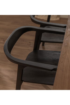 Teak Curved Dining Chair | dBodhi Classy Bibo | OROA.com