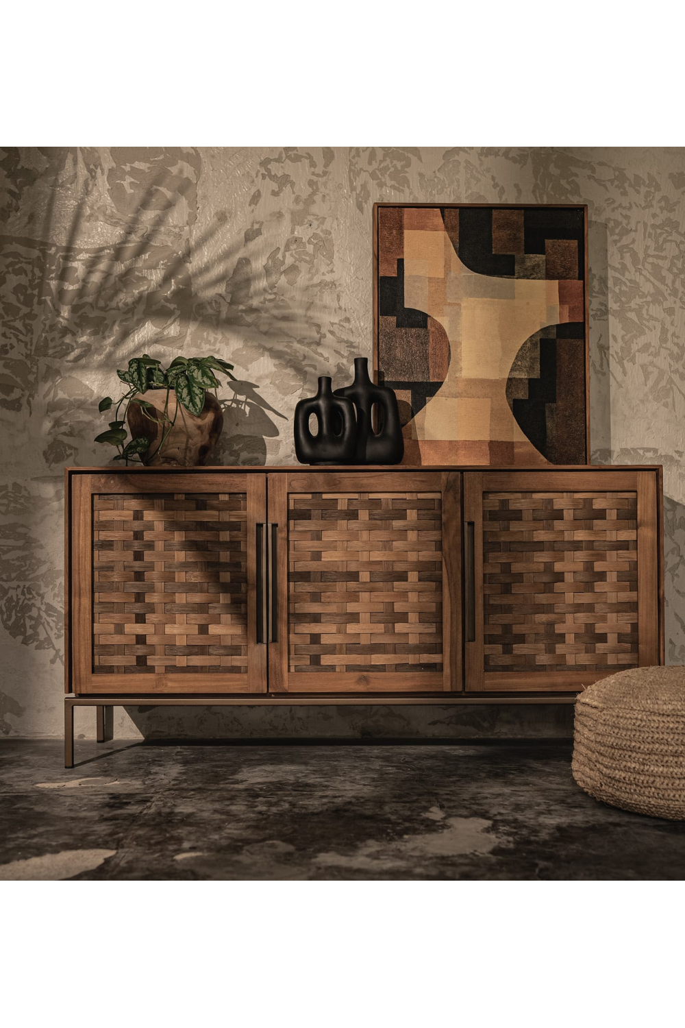 Natural Wooden Low Dresser | dBodhi Karma | OROA.com