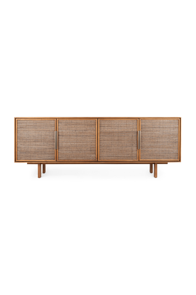 Teak Framed 4 Door Dresser | dBodhi Grace | OROA.com
