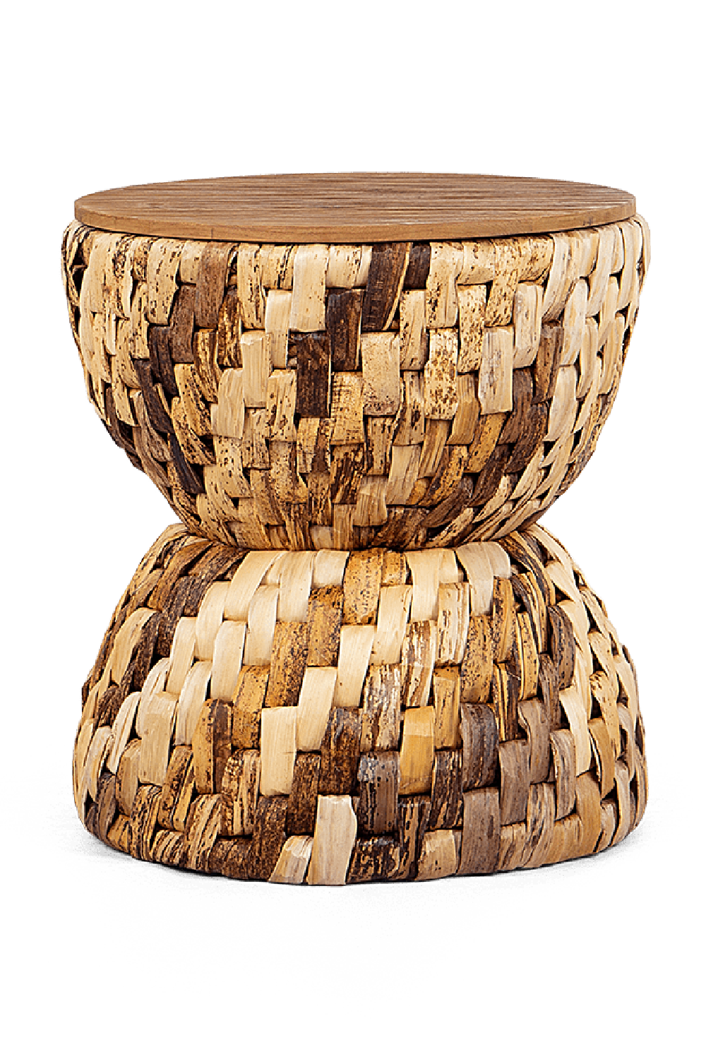 Hourglass Shaped Woven Stool | dBodhi Rebana Bariton | OROA.com