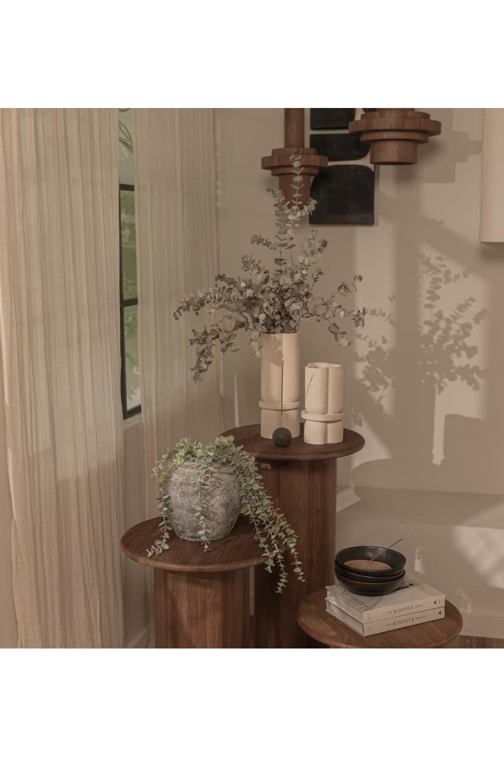 White Sandstone Trefoil Vase | dBodhi Cap |  OROA.com