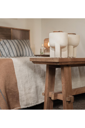 Sculpted Sandstone Lidded Bowl | dBodhi Bo |  OROA.com