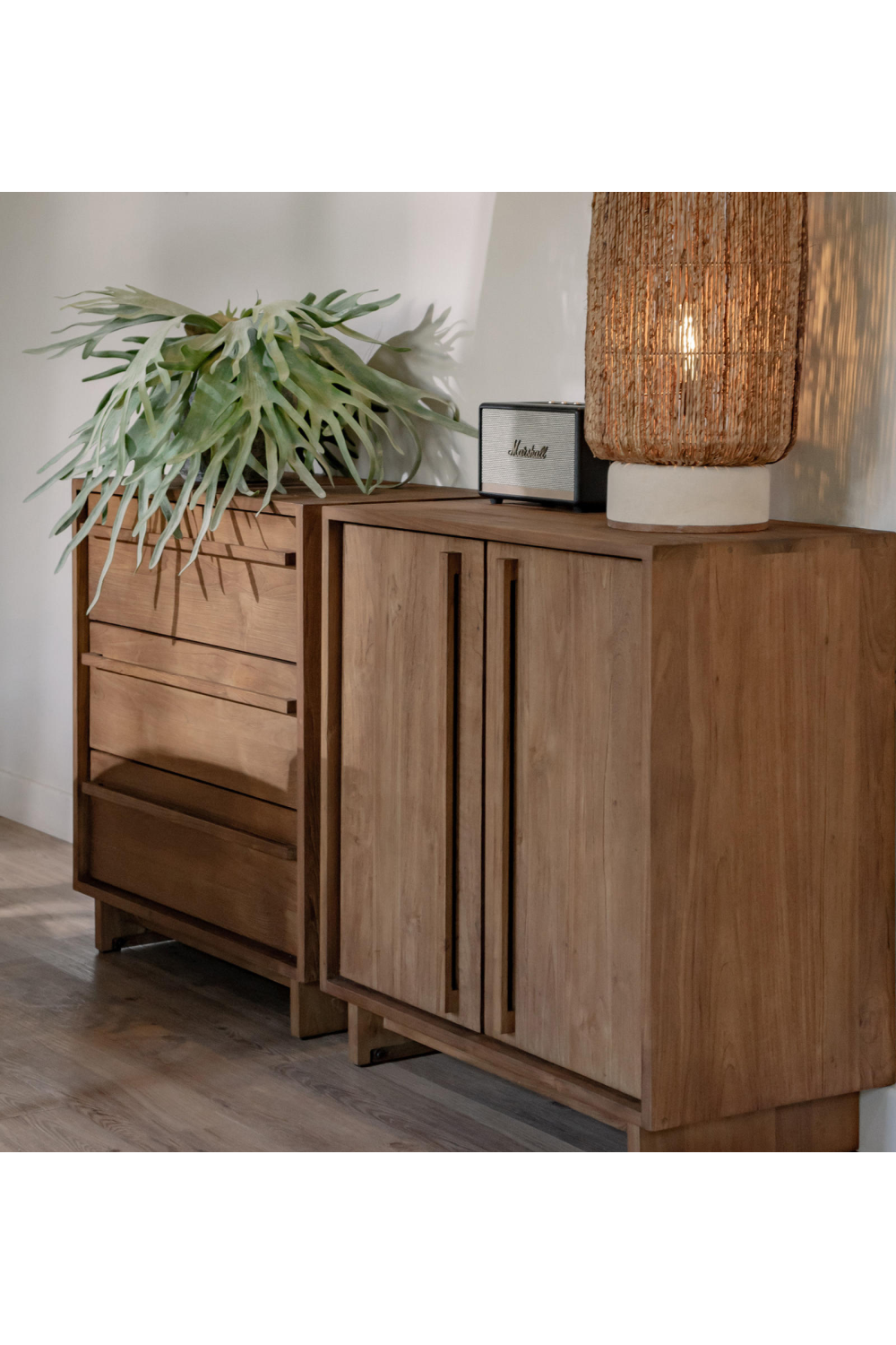Teak Minimalist 3-Drawer Dresser | dBodhi Inline | OROA.com