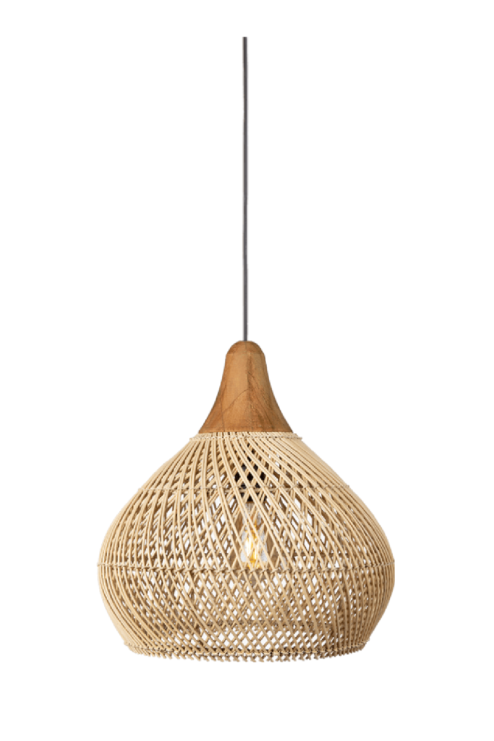 Modern Braided Rattan Hang Lamp | dBodhi Bell | OROA.com