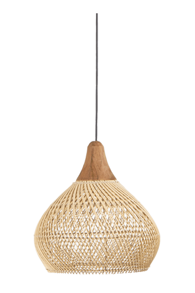 Modern Braided Rattan Hang Lamp | dBodhi Bell | OROA.com