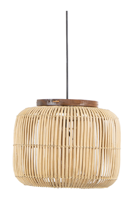 Natural Rattan Hanging Lamp | dBodhi Barrel | OROA.com