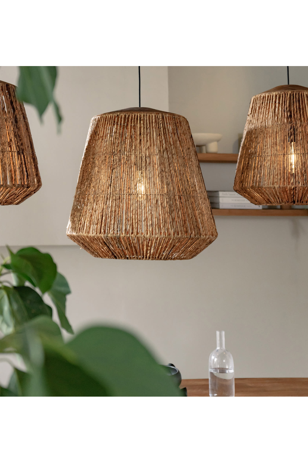 Modern Abaca Hanging Lamp | dBodhi Crown |  OROA.com