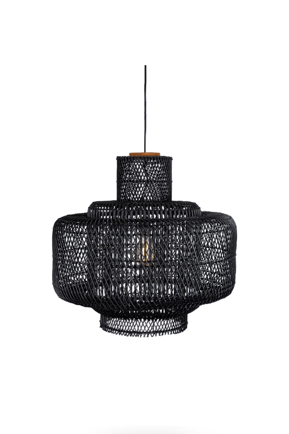 Black Rattan Lampshade | dBodhi Elements |  OROA.com