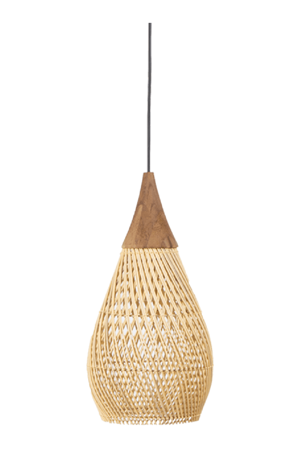 Rustic Natural Rattan Hang Lamp | dBodhi Horn | OROA.com