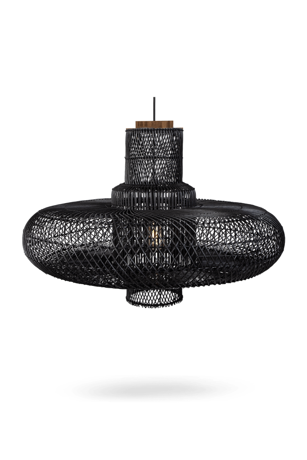 Black Rattan Modern Lampshade | dBodhi Organo |  OROA.com