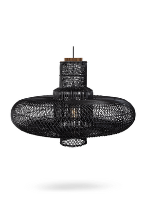 Black Rattan Modern Lampshade | dBodhi Organo |  OROA.com