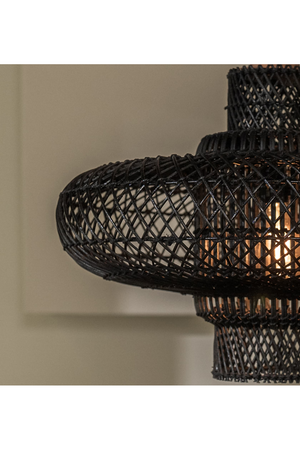 Black Rattan Modern Lampshade | dBodhi Organo |  OROA.com