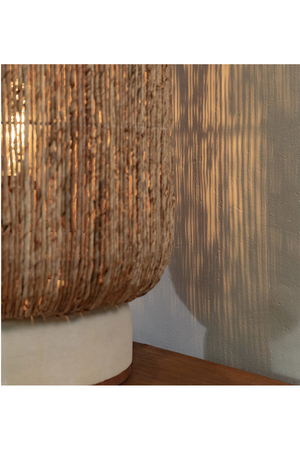 Woven Abaca Table Lamp | dBodhi Palma |  OROA.com