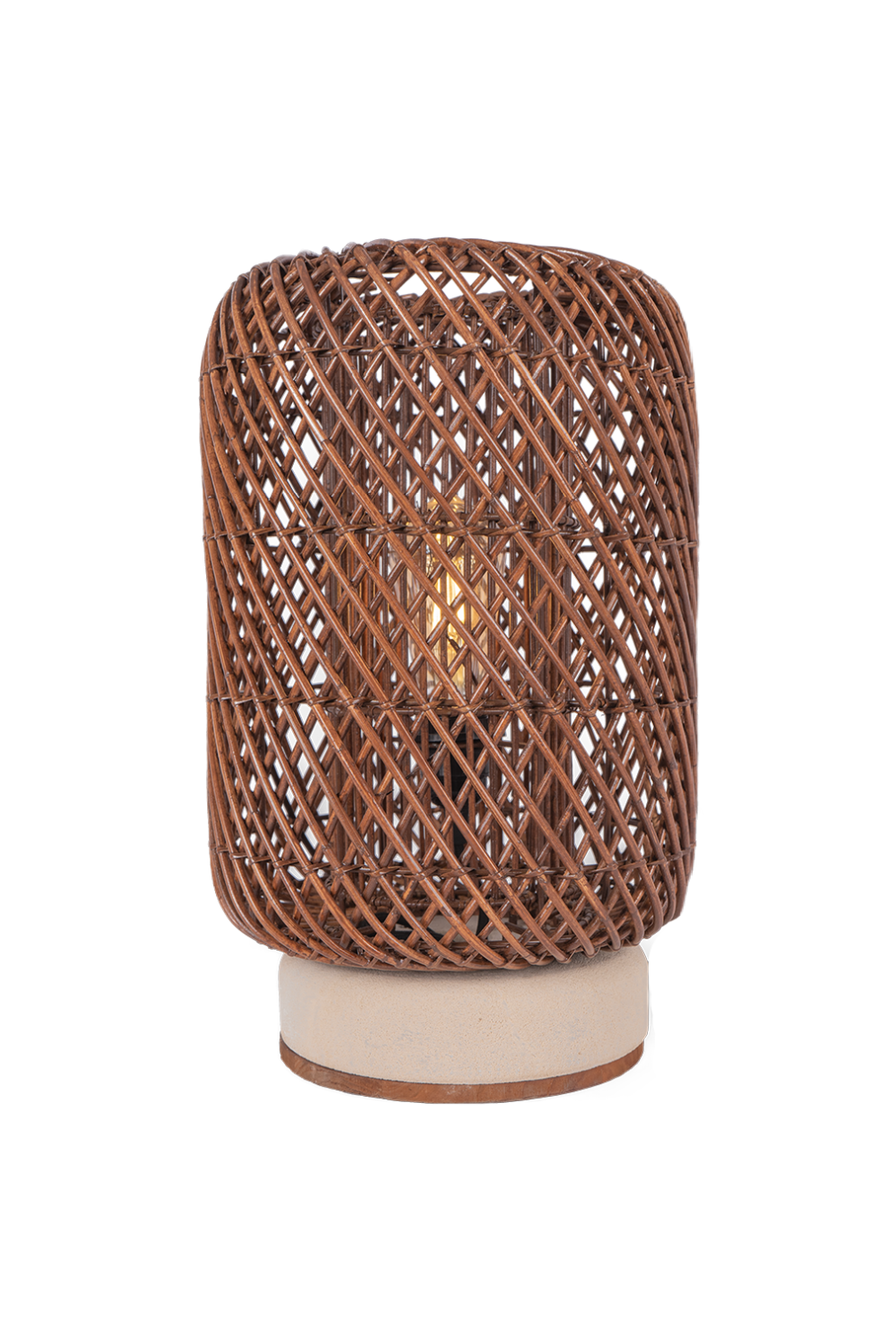 Brown Rattan Table Lamp | dBodhi Palma |  OROA.com