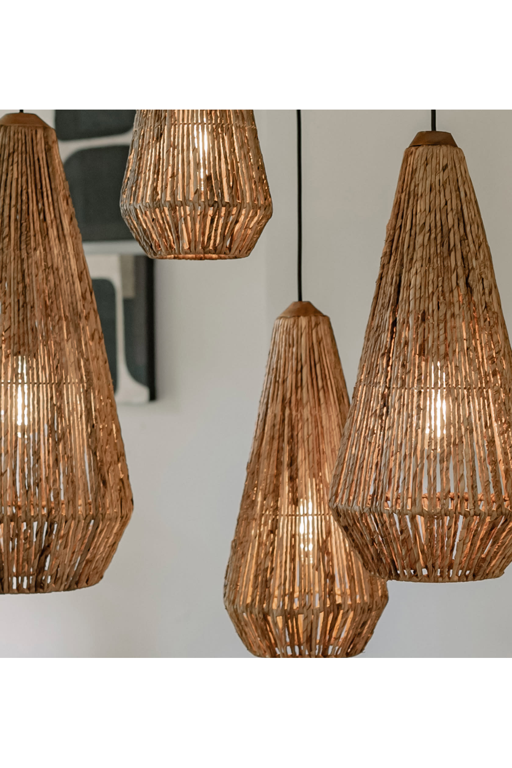 Woven Abaca Hanging Lamp | dBodhi Ruby |  OROA.com