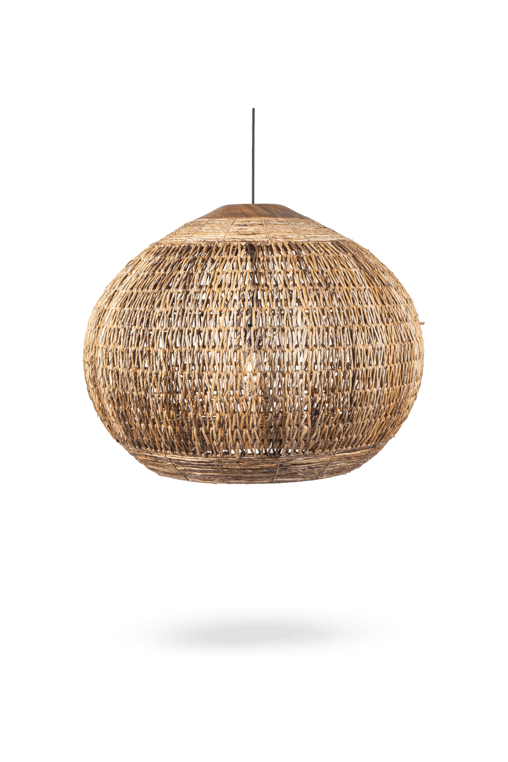 Weave Abaca Round Lampshade | dBodhi Tumbler Wing |  OROA.com