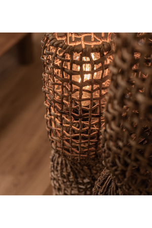Abaca Rustic Table Lampshade | dBodhi Twister | OROA.com